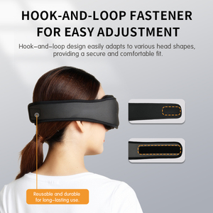 <span class=keywords><strong>Masque</strong></span> de sommeil en mousse à mémoire de forme 3D avec support nasal, design confortable bloquant la lumière pour les voyages et le sommeil - Product Image 6