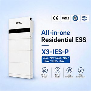Solution de stockage solaire intégrée 15 kW hybride 30 kWh, prête pour la maison intelligente et l'IA, VPP, 98 % d'efficacité, système de stockage de batterie au lithium IP66 - Product Image 1