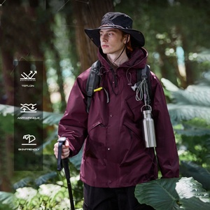Breathable <b>Waterproof</b> Softshell Anorak Spring Outdoor Hiking Safari Windbreaker <b>Jacket</b> <b>Thin</b> Canvas Coats Manufacturer - Product Image 1