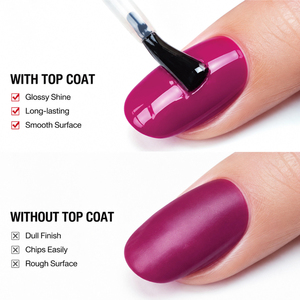 Hot Selling <b>Top</b> <b>Coat</b> Gel Polish 30ml Base <b>Coat</b> UV Gel Nail High Glossy Natural Leveling Function Gel - Product Image 6