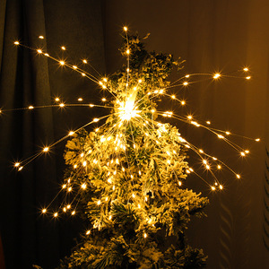 Ngoài trời <span class=keywords><strong>LED</strong></span> năng lượng mặt trời bồ công anh pháo hoa đèn với dây đồng IP65 đánh giá cho sân cây treo trang trí - Product Image 3