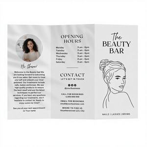 Biglietti da Visita Personalizzati all'Ingrosso A4 A5 A6 Carta Patinata Stampa Digitale per Promozione Aziendale - Product Image 2