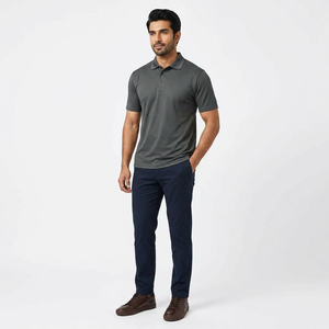 Polos de golf en coton grande taille personnalisés, imprimés numériquement, anti-plis, à faible MOQ, les plus vendus, pour usine de chemises, prix abordable, haute qualité - Product Image 1