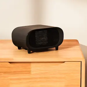 ポータブルミニスペースヒーター110v120vCePtcルームヒーターホームオフィス用扇風機600Wソーラーパワーポータブルヒーターベッドルーム - Product Image 1