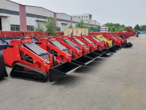 बिक्री पर ट्रैक हाइड्रोलिक स्किड लोडर 25hp मल्टीचर अटैचमेंट के साथ कॉम्पैक्ट स्किड स्टीड लोडर मिनी स्किड स्टीड - Product Image 4