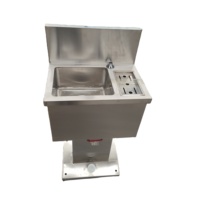 304 acier inoxydable abattoir eau chaude couteau de nettoyage porc bovins chèvre abattoir couteau stérilisateur d'eau chaude