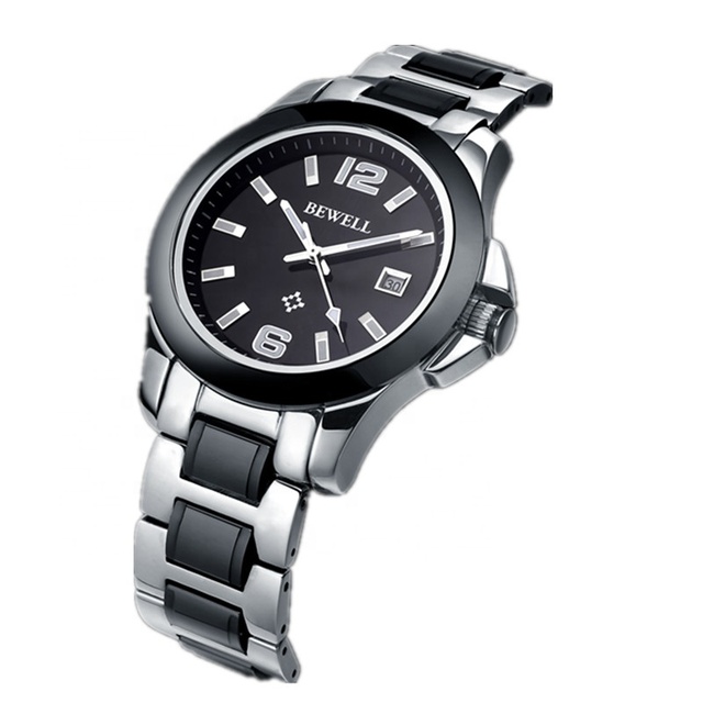 Japan Movement Stainless Steel and Ceramic case and Band Fully Mechanical Automatic Movement Watch