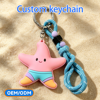 Porte-clés en PVC souple personnalisé, 2D/3D, animaux mignons, articles promotionnels, illustrations personnalisées pour cadeaux marketing et souvenirs – Vente en gros abordable