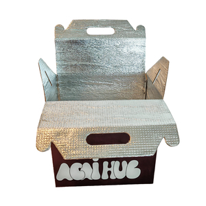 12x12x12 curigated nhiều lớp cách điện nhôm lá nhiệt bảo vệ bao bì hộp lạnh chuỗi dập nổi xử lý in ấn - Product Image 1