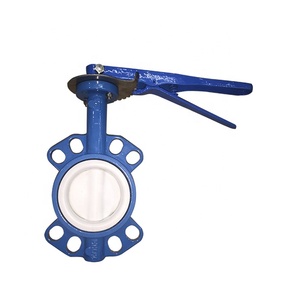 Vanne papillon à joint torique en acier moulé ASTM A216 WCB avec revêtement PTFE, type Wafer, GGG40, livraison gratuite, directement de l'usine - Product Image 3