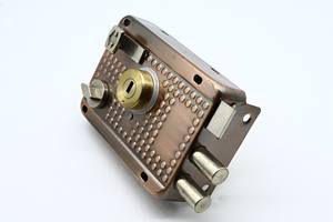 Cerradura Exterior Moderna de Bronce Rojo <span class=keywords><strong>Antirrobo</strong></span> e Impermeable para Apartamentos, 1 Año de Garantía, Instalación con Tornillos, Material de Latón - Product Image 4