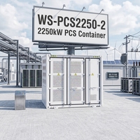 WS-PCS2250-2 2250kW LiFePO4 Solid State PCS BESS untuk Penyimpanan Energi Surya Komersial Industri ESS untuk Pusat Data