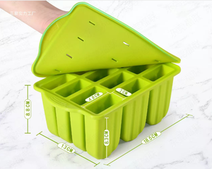 Moldes de Silicona de Grado Alimenticio para Helados, Paletas Heladas, Cubitos de Hielo <span class=keywords><strong>Caseros</strong></span>, Congelados Comercialmente - Product Image 2
