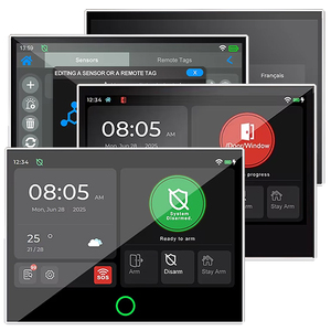 Chất Lượng Cao Tốt Nhất Bán 4G + Wifi Nhà Chống Trộm An Ninh Hệ Thống Báo Động Không Dây 433Mhz 7-Inch Màn Hình Hiển Thị Cảm Ứng Đầy Đủ Điều Khiển - Product Image 1