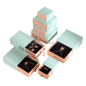 Biểu Tượng Tùy Chỉnh Có Thể Tái Chế Handmade Bìa Hộp Đồ Trang Sức Nổi Ngăn Kéo Đồ Trang Sức Vòng Cổ Vòng Đeo Tay Nhẫn Bao Bì - Product Image 2