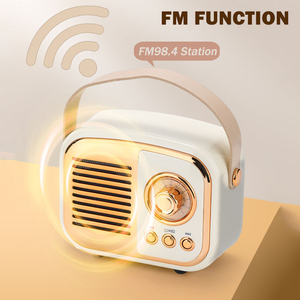 Altavoz Bluetooth Retro Mini Estilo BS52D, Compatible con Tarjeta TF y Disco USB, con Radio FM, Caja de Música Inalámbrica - Product Image 2