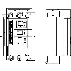 ซีเมนส์ 3RW5546-6HA14 ซอฟต์สตาร์ทเตอร์ SIRIUS 200-480 โวลต์ 370 แอมป์ 110-250 โวลต์ แบบ ACScrew terminal - Product Image 2