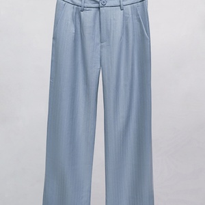 Pantalon large décontracté pour femme, taille haute, sur mesure, OEM/ODM, vente en gros - Product Image 4