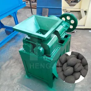 Small High Density Roll Type Briquetting Machine Strong Briquette Ball Press Machine