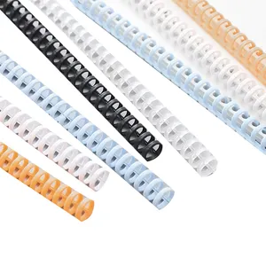 12mm Plastic Paper Binder 25 Holes Loose-leaf Manual Ring Coils Spiral Notebook Booking Strip Bar Free Office School Supply