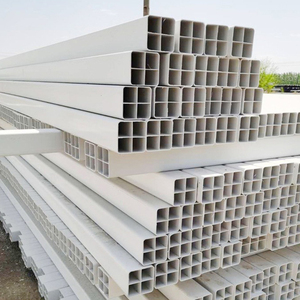 pvc square <b>tube</b> white communication <b>plastic</b> PVC <b>plastic</b> square <b>tube</b> sealed <b>tube</b> extruded <b>plastic</b> profile - Product Image 5