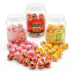 Wholesale Custom Private Label Halal 10G/18G Ball Shape <strong>Fruit</strong> Filled Jam Gummy <strong>Candy</strong> - Product Image 5