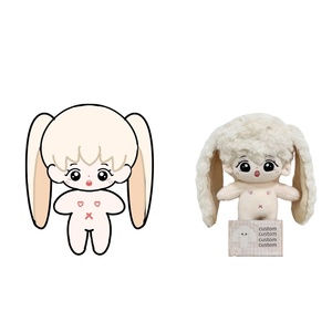 Muñeco de Peluche Personalizado con Bordado Exquisito, Peluche de <span class=keywords><strong>Anime</strong></span> sin Ropa, Juguete de Peluche de Algodón para Peinar, Pedido al por Mayor de Fábrica - Product Image 2