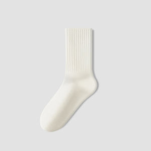 उच्च गुणवत्ता वाली कपास बुना शरद ऋतु विरोधी गंध को अवशोषित करने वाले भारी नरम मध्यम फैशन मोजे महिलाओं थोक - Product Image 6