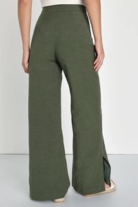 <span class=keywords><strong>Pantaloni</strong></span> da <span class=keywords><strong>donna</strong></span> di nuova moda all'ingrosso in tessuto di lino Casual a vita alta da <span class=keywords><strong>donna</strong></span> con orli a fessura <span class=keywords><strong>pantaloni</strong></span> larghi con tasche <span class=keywords><strong>laterali</strong></span> - Product Image 3