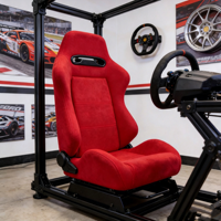 Siège de simulateur de course inclinable LK Pro SR3 Style, cockpit de simulateur de course, chaise de jeu e-sport avec rail coulissant