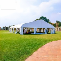 Tente Courbe 15x20m 20x30m 30x40m 35x40m 40x50m Tente de Mariage pour Événements d'Église Tente de Réception Extérieure pour 500-1000 Personnes