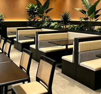 Ensemble de chaises de salle à manger de style français moderne, meubles en tissu de haute qualité, pour café, restaurant, appartement, salon, cuisine, villa