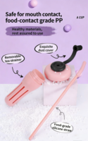 Bouteille d'eau géante en plastique de grande capacité, avec filtre à thé pratique pour thé aux fleurs, de haute qualité, pour seconder le seau à glace