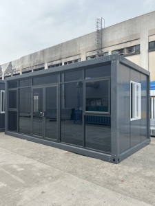 Casa Container per Ufficio, <span class=keywords><strong>Design</strong></span> Personalizzato in Legno, Prezzi <span class=keywords><strong>Case</strong></span> Modulari, Casa Prefabbricata con Vetrate, Casa Prefabbricata Modulare - Product Image 4