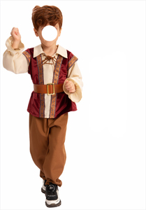 <span class=keywords><strong>Costume</strong></span> de fête d'Halloween Carnaval Robe de fille et de garçon <span class=keywords><strong>Costume</strong></span> de la Renaissance Européenne Médiévale Rétro Vêtements de fête Spectacle de scène Costumes - Product Image 2