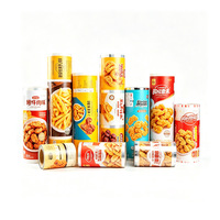 Sacs d'emballage alimentaire souples en plastique BOPP/VMPET/PE, imprimés sur mesure, thermoscellables, imperméables, avec fermeture éclair, pour snacks