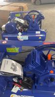 Compresseur d'air à piston portable YiBang 5,5 kW 7,5 CV 670 L/min 10 bars 380 V 50 Hz avec moteur électrique et réservoir de 180 L, entraînement par courroie, pour usage industriel