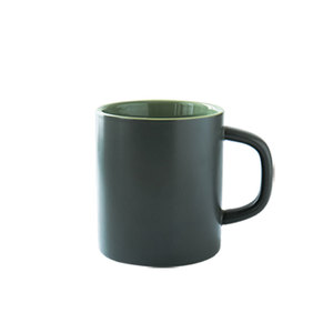 Tasse à café en porcelaine, en céramique mate, extérieur, marque de café, grande capacité 16oz/500ml, Logo imprimé personnalisé, Style court, pour boissons - Product Image 6