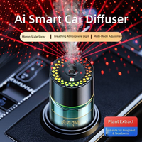 Diffuseur de parfum D3 pour voiture, petit diffuseur d'huiles essentielles, aromathérapie, diffuseur à lumière dôme étoilé, rafraîchisseur d'air pour voiture, purificateur d'air aromatique