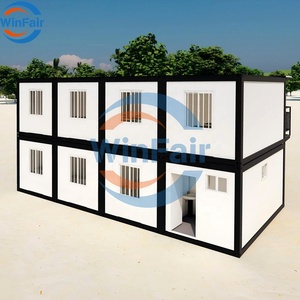 WinFair Guyana OEM – Maisons conteneurs préfabriquées pliables à bas prix à <span class=keywords><strong>vendre</strong></span> / Modernes / Contemporaines / Salles de classe portables - Product Image 3