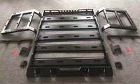 Porte-bagages en acier 4X4 pour Wrangler JK/JKU/JL Gladiator Caractéristiques Capacité Cadre et échelle