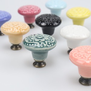 <b>Ceramic</b> pull handle for cabinet door furniture wardrobe pull handle single-hole drawer pull handle - Product Image 5