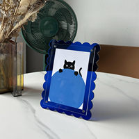 Présentoir en contreplaqué double couche magnétique transparent et coloré pour cartes postales – Nouveaux produits personnalisés en usine – Vente chaude