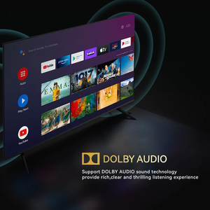 แท่งทีวีแอนดรอยด์14 4K Quad Core 16GB eMMC Dual Band <span class=keywords><strong>WIFI</strong></span> สมาร์ททีวีพร้อมรีโมทควบคุมขายส่ง - Product Image 2