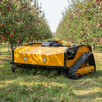 Nouveauté : Tondeuse à gazon robotisée professionnelle à télécommande portable, à essence, pour l'agriculture, la foresterie et le jardin