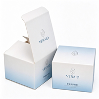 Boîte vide pour crème visage, design personnalisé, emballage en papier pour crème visage et masque facial 50g