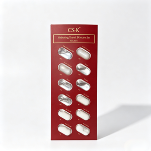 Set de Cuidado de la Piel Portátil OEM: Tónico, Loción, Desmaquillante, Aceite, Cápsulas de Suero Desechables en Blíster, Esencia, Kit de Viaje - Product Image 1