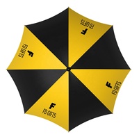 Parapluie de golf protection UV avec logo personnalisé en gros avec poignée en J