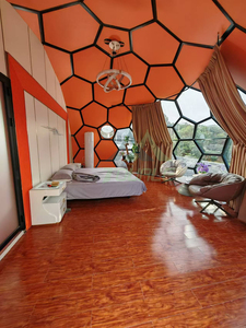 Özel yüksek kalite açık büyük petek cam kubbe çadır parti etkinlikleri için termal yalıtım cam ev tatil otel - Product Image 5