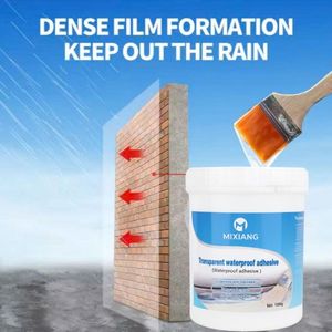 Utilisation pour la construction, adhésif transparent imperméable à base de caoutchouc chloroprène, matériau respectueux de l'environnement - Product Image 2